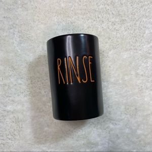 Rae Dunn Halloween Black and Orange Rinse Cup